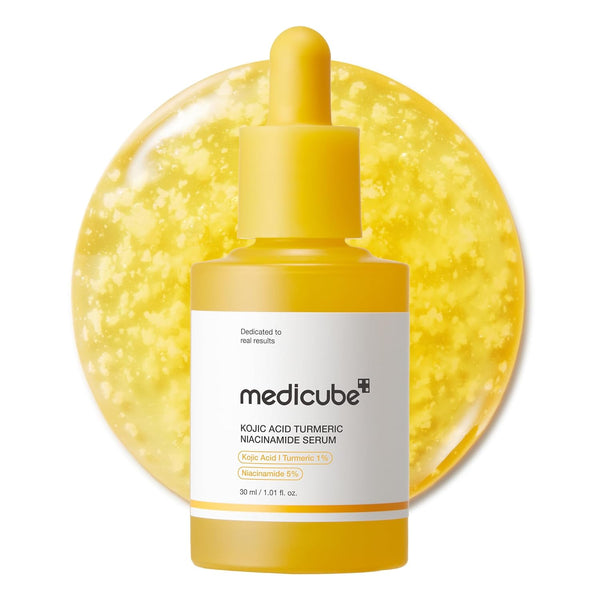 Kojic Acid Turmeric Clarifying & Balancing Capsule Serum for Troubled Skin | Soothing & Brightening Facial Serum | Niacinamide & Glow Capsules for Hydration and Barrier Support | 1.01 Fl.Oz