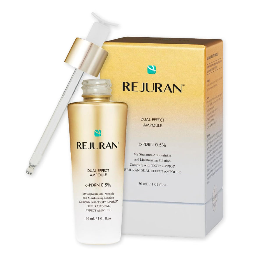 ® Dual Effect Ampoule, DOT DUAL C-Pdrn® - Salmon DNA Face Serum for Deep Rejuvenation, Wrinkle Care, Firming, Skin Elasticity with Visible Anti-Aging Results. Korean Skincare (1.01 Fl Oz)